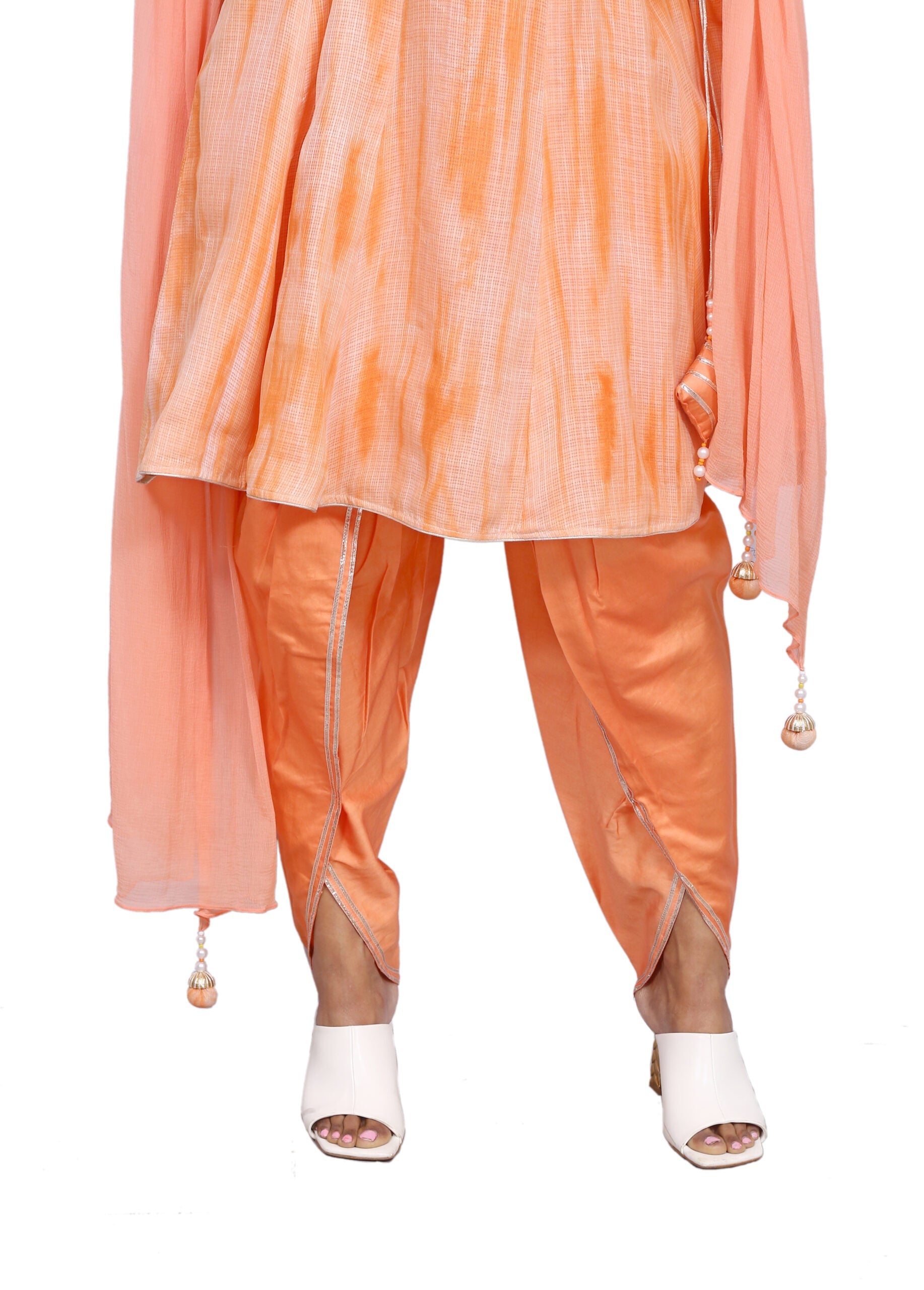 Orange Salwar Dupatta Suit