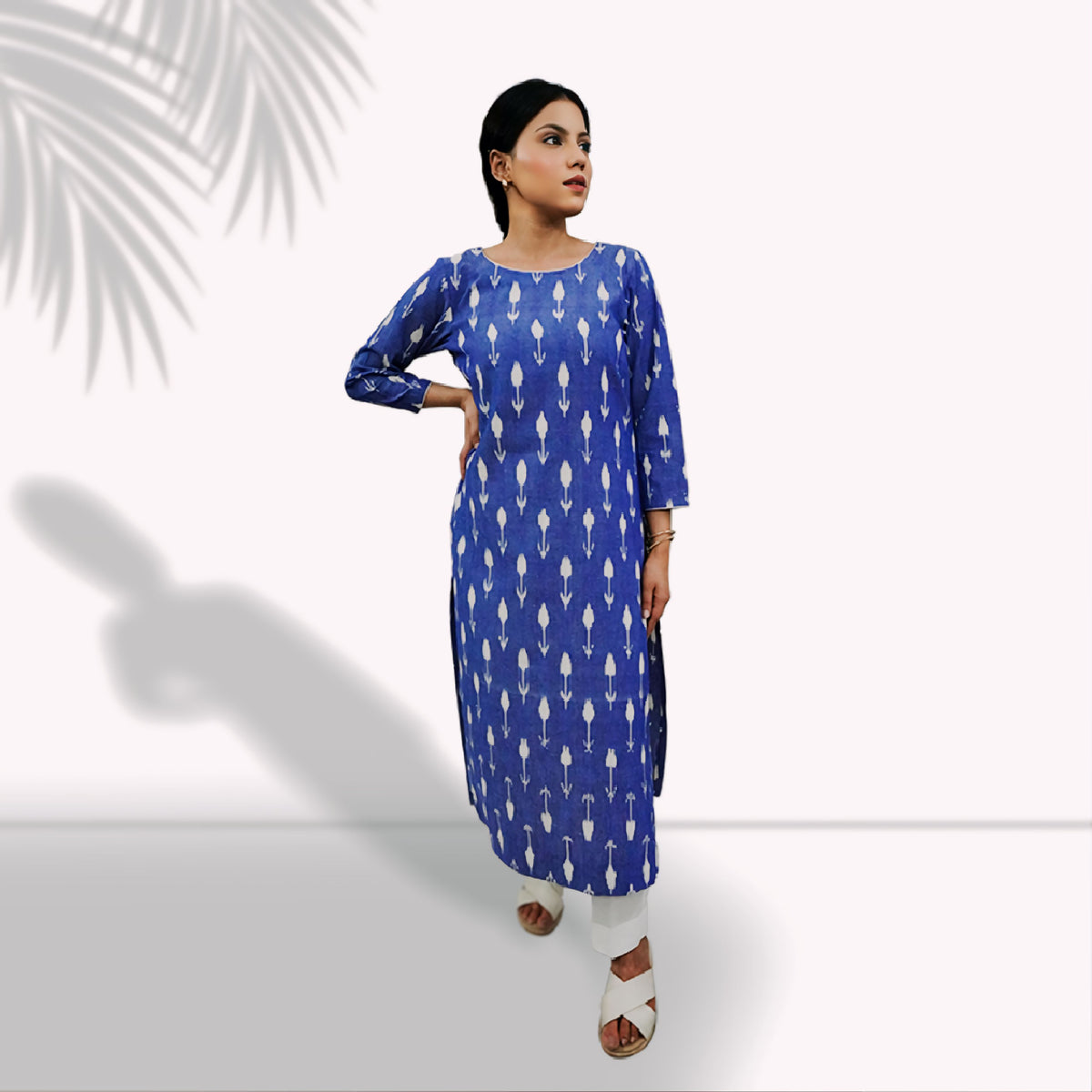 Elegant blue kurta set