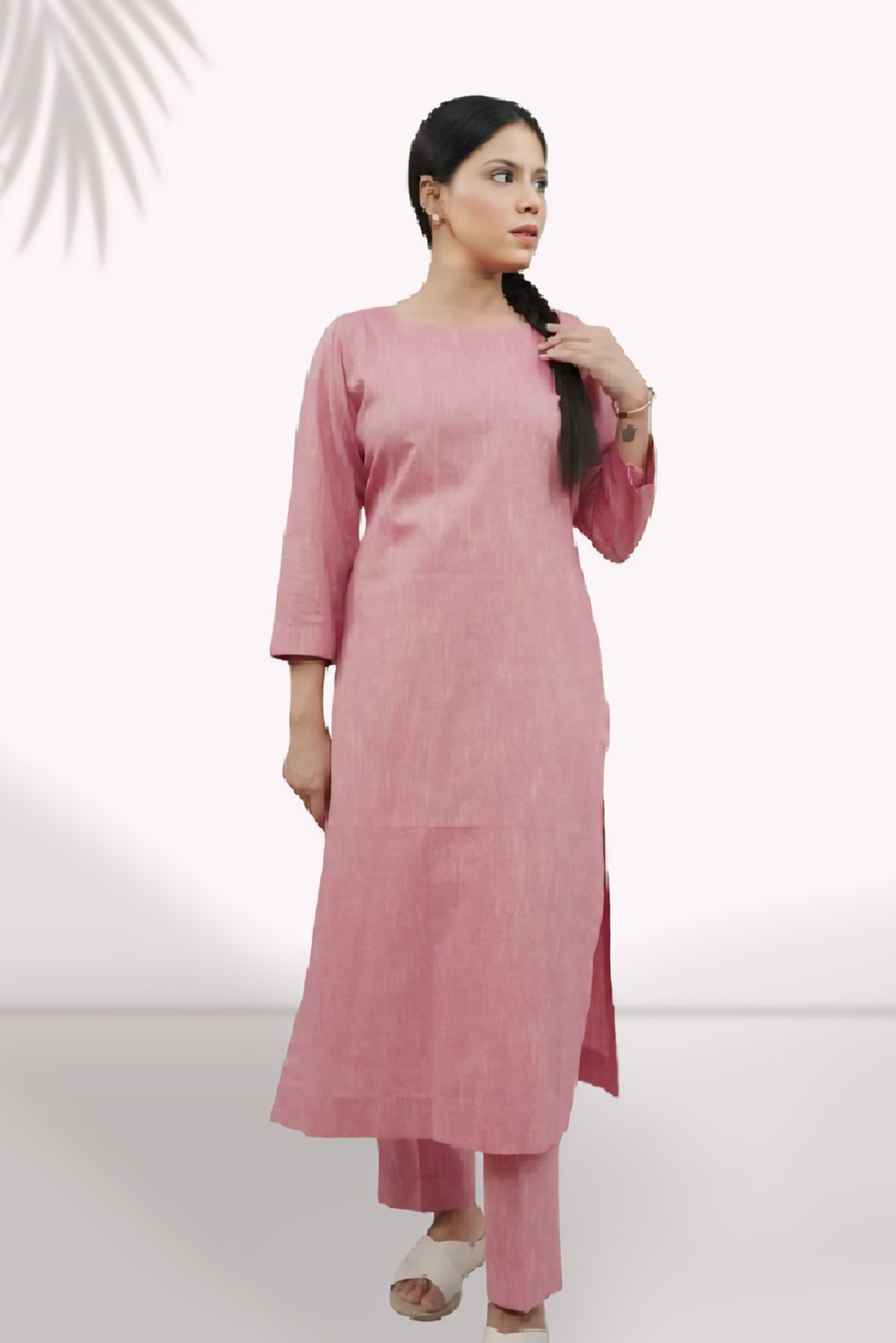 Rose Pink Kurta Set